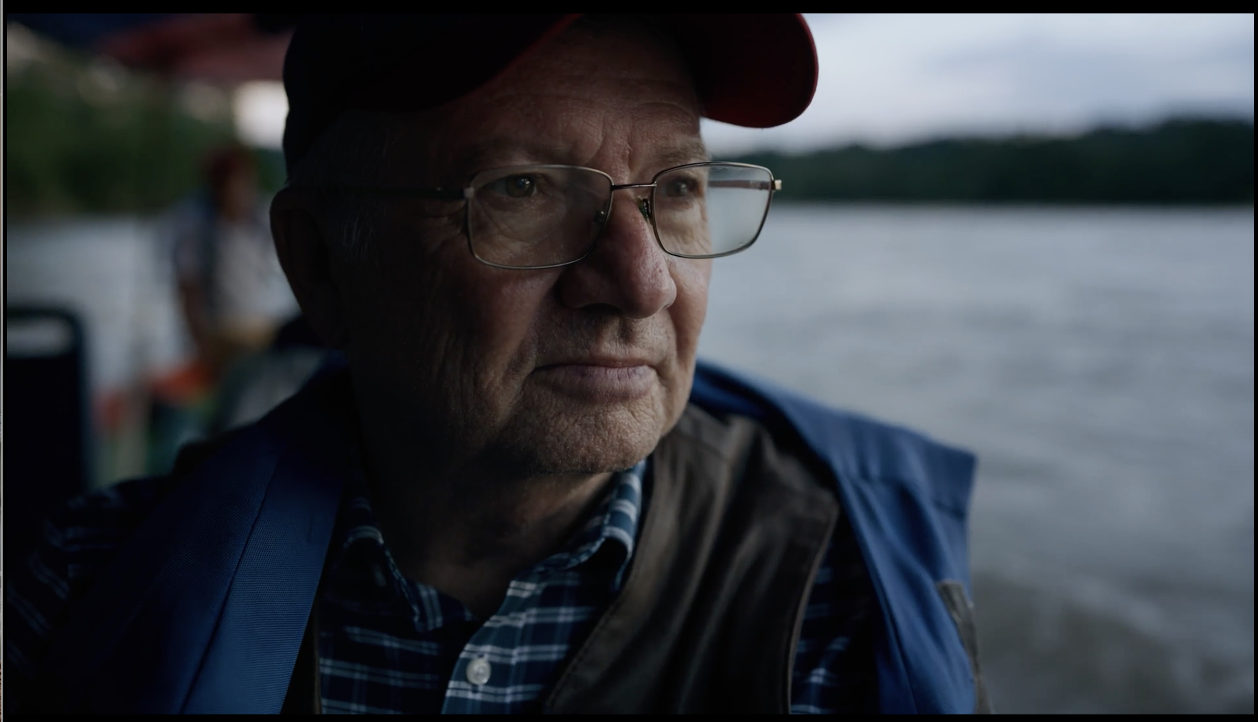A weathered Ecuadorian elder on the river — a face of the story Every Nation is telling